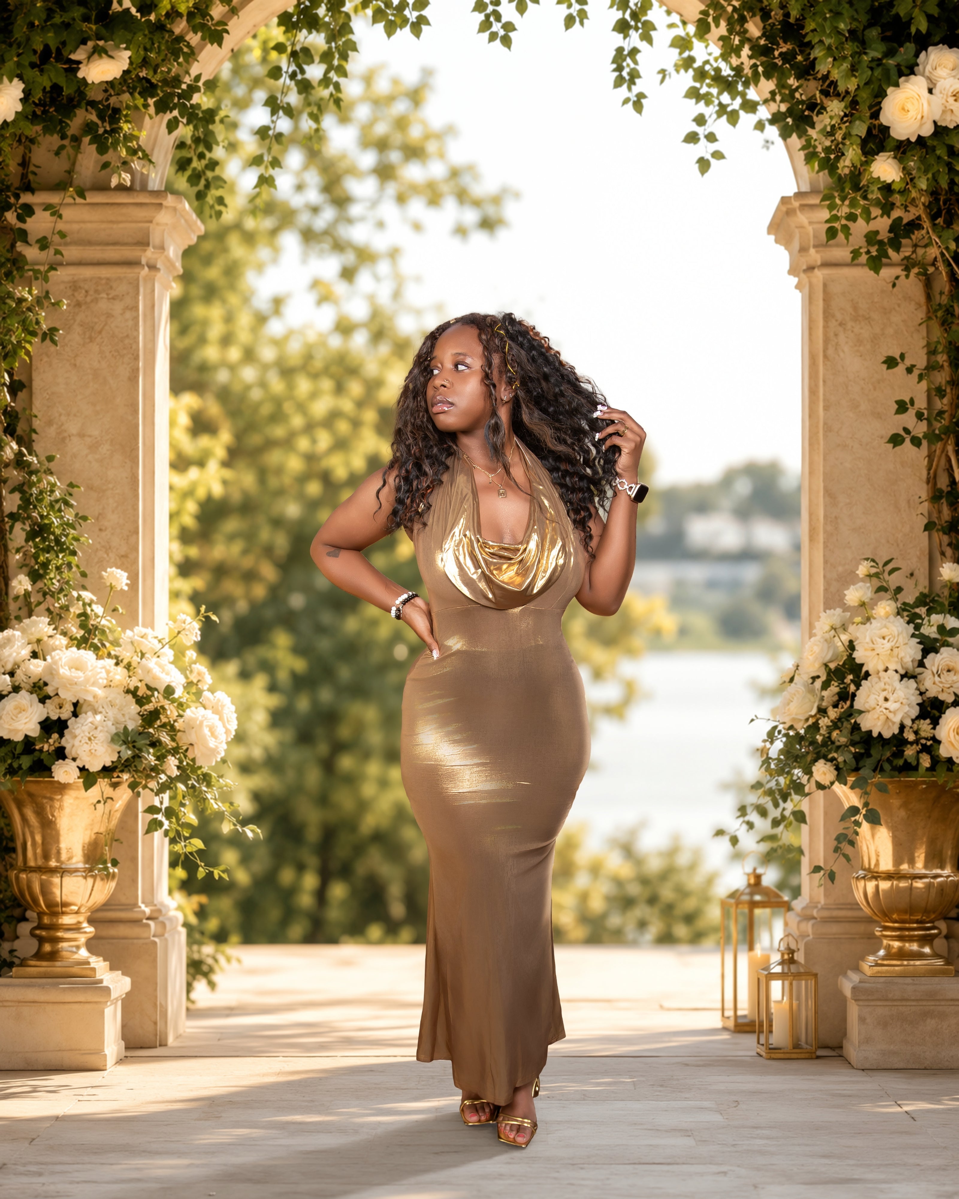 Outdoor portrait photographed by Portrait Pros