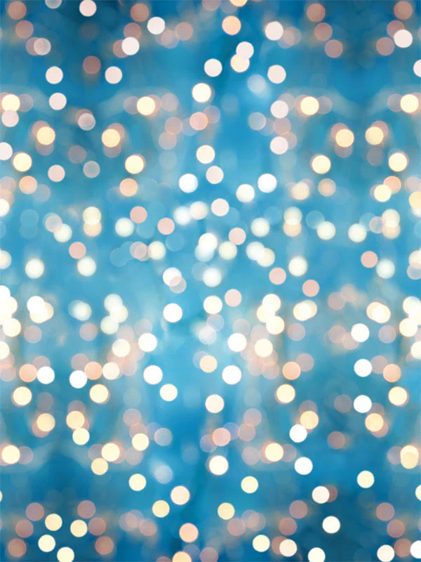Blue Bokeh studio backdrop