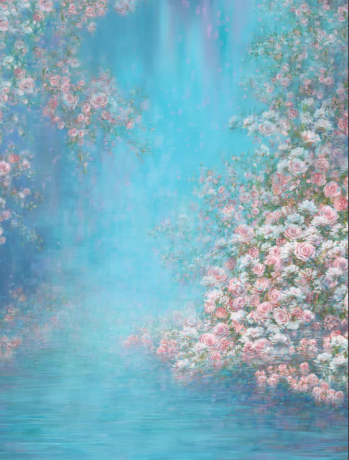 Pink Rose studio backdrop