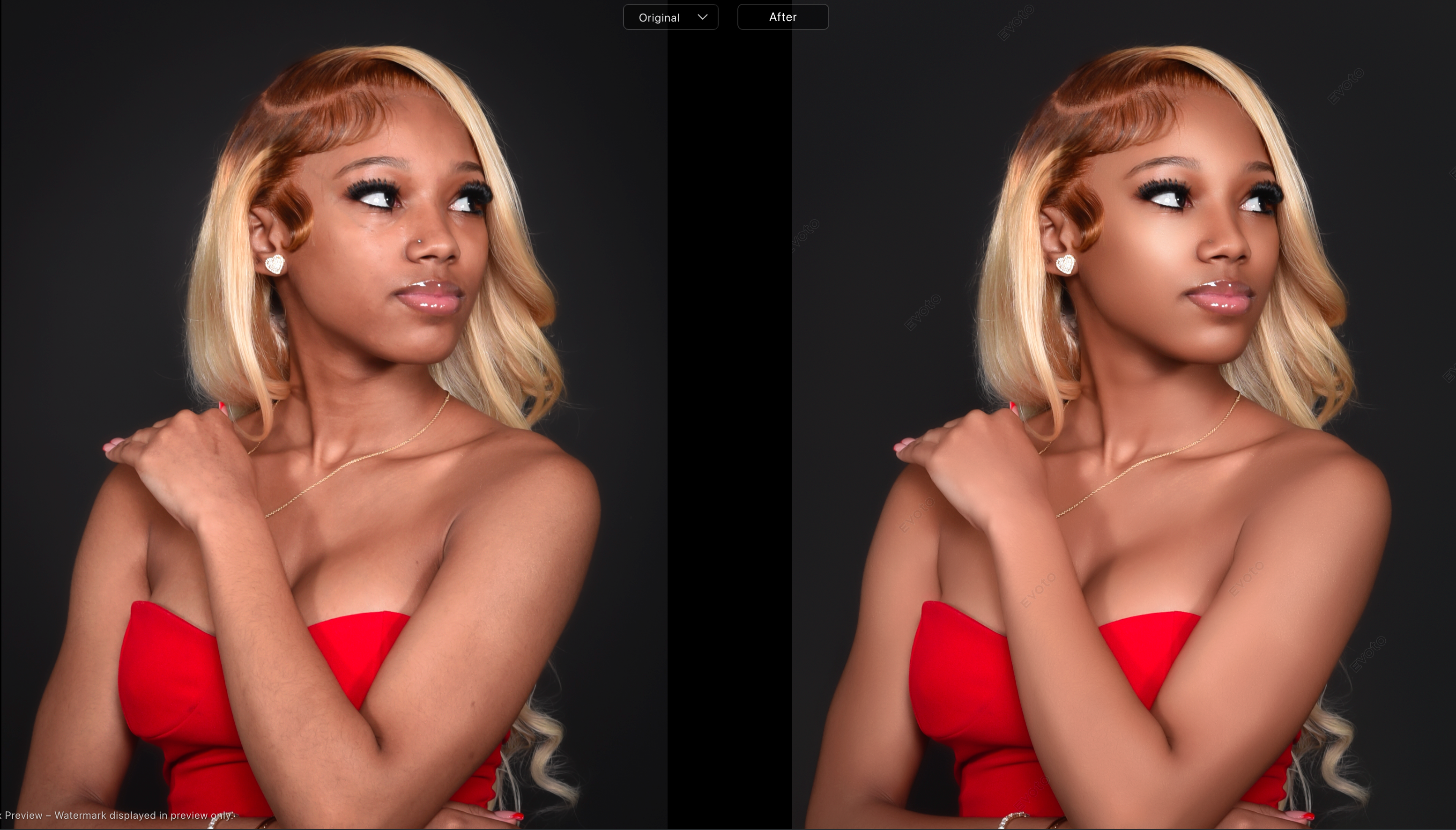 Portrait Pros before and after example